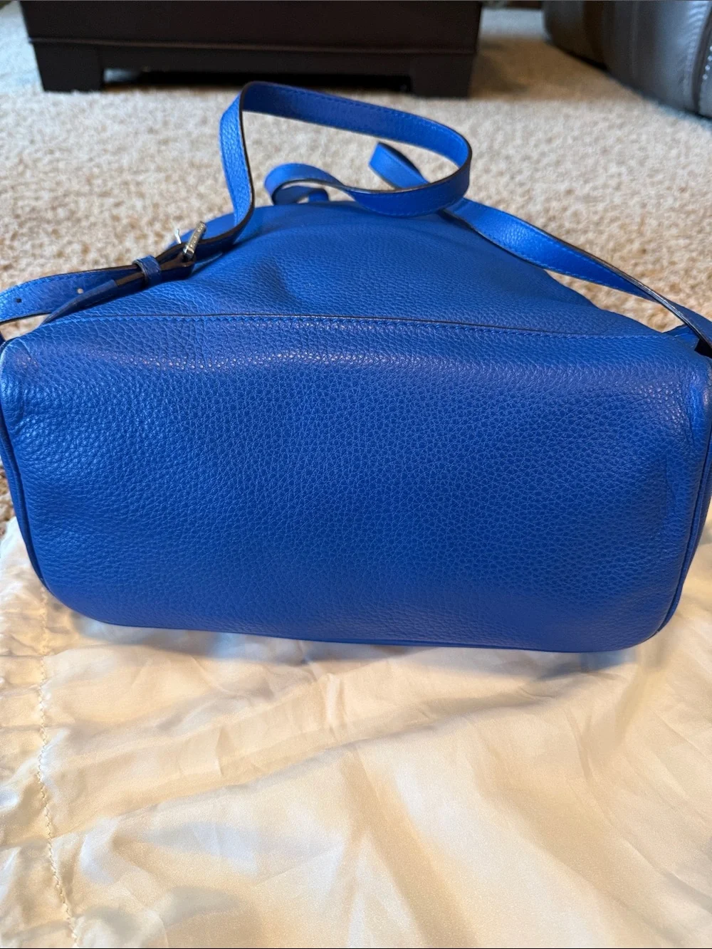 Michael Kors Royal Blue Leather Backpack